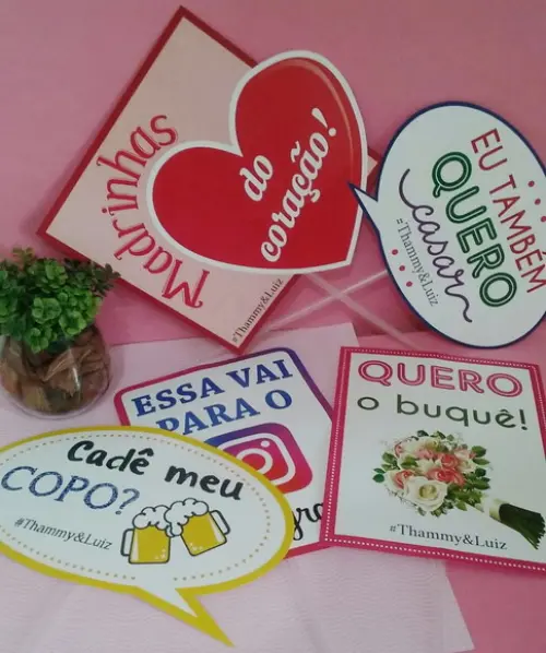 Plaquinhas Divertidas Para Casamento