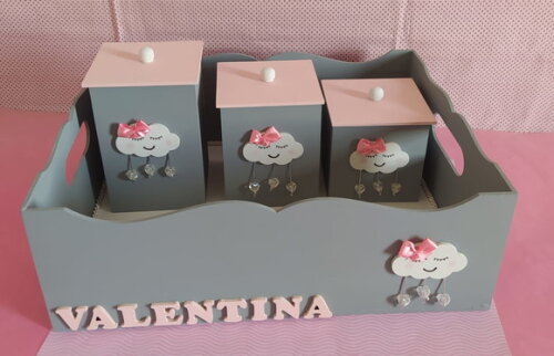 Kit higiene para bebê com farmacinha
