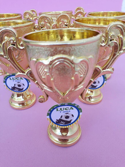 Mini troféu decorado