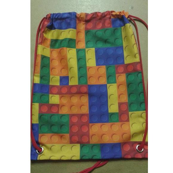 Mochilinha sacochila sacolinha mochila  Lego 18x28cm