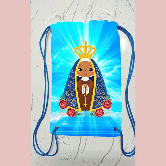 Mochila Mochilinha Sacochila sacolinha Nossa Senhora Aparecida 18