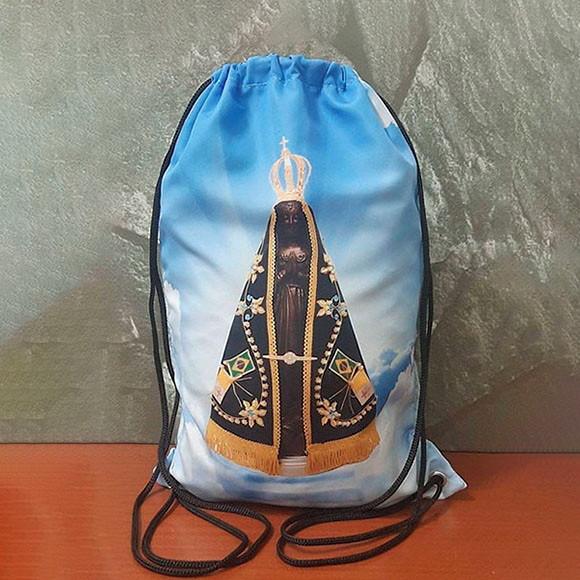 Mochila Mochilinha Nossa Senhora Aparecida 18x28cm