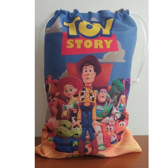 Mochilinha Sacolinha Mochila Sacochila  Toy Story 18x28cm