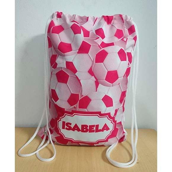 Mochilinha Sacolinha Sacochila Mochila Futebol 18x28cm (pequeno)