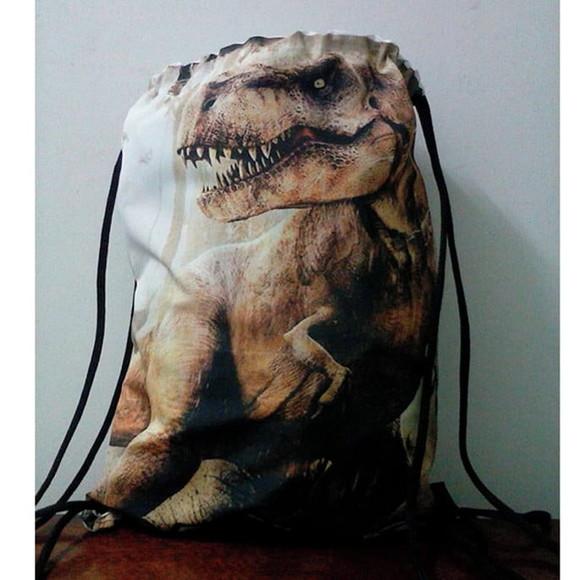 Mochilinha Sacochila Mochila Sacolinha Dinossauro 18x28cm