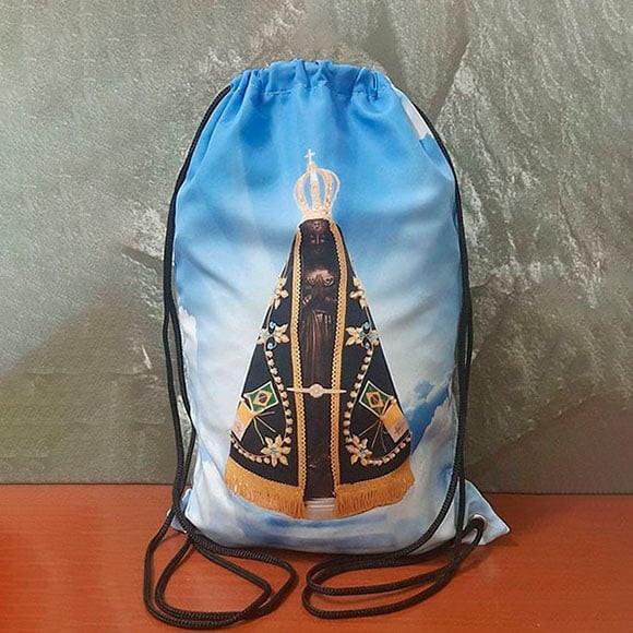 Mochila Mochilinha Sacochila sacolinha Nossa Senhora Aparecida 27