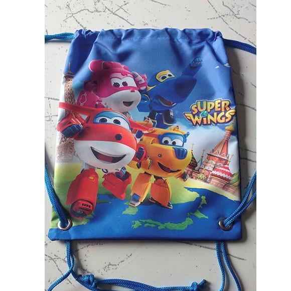 Mochilinha sacochila mochila Super Wings 18x28cm (pequeno)