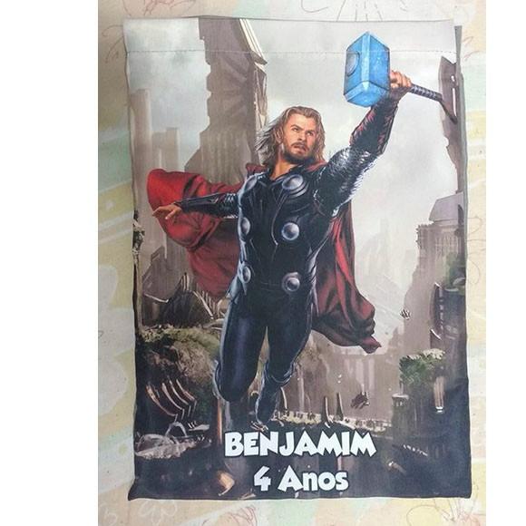 Mochilinha sacochila mochila sacolinha Thor 18x28cm (pequeno)