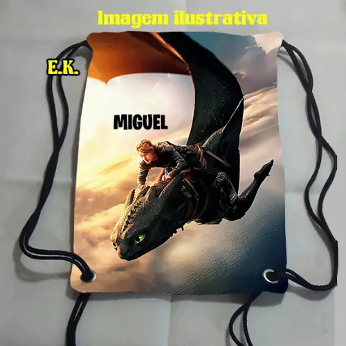 Mochilinha mochila sacochila sacolinha Como Treinar o Seu Dragão