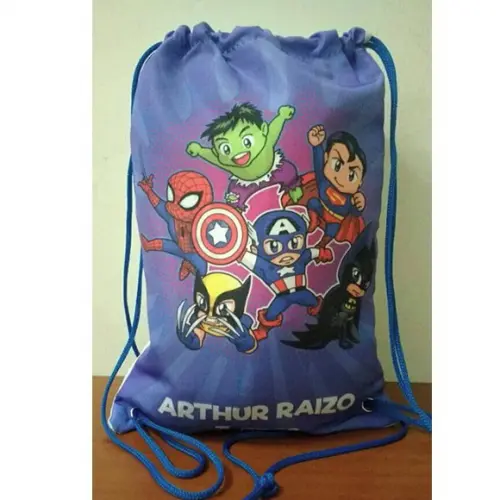 Mochilinha Sacolinha Vingadores Baby 18x28cm