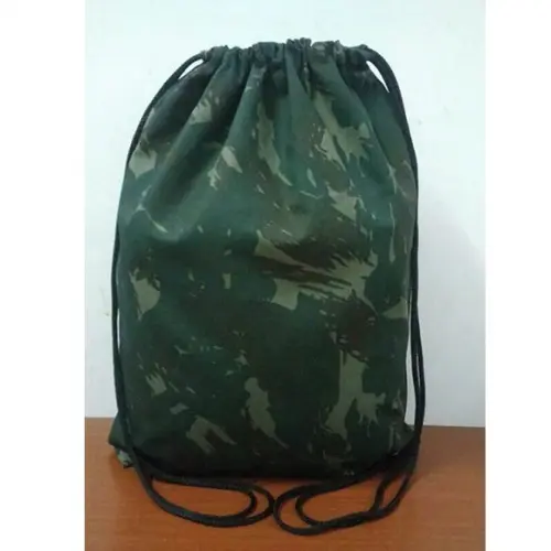 Mochila Tipo Saco sacochila mochilinha  Camuflada 30x40cm