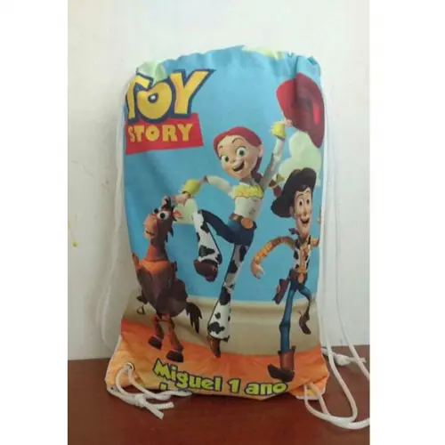 Mochilinha Sacolinha Sacochila Mochila Toy Story 18x28cm