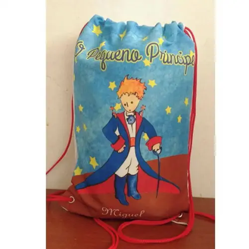 Mochilinha Mochila Sacochila Sacolinha O Pequeno Príncipe 18x28cm