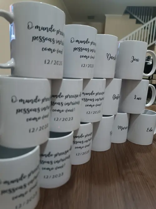 Caneca Personalizada Porcelana 325ml com logo