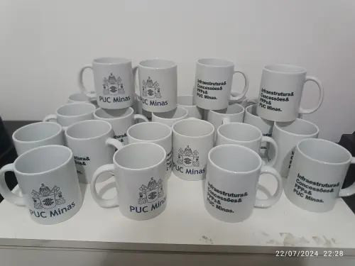 Caneca Personalizada Porcelana 325ml com logo
