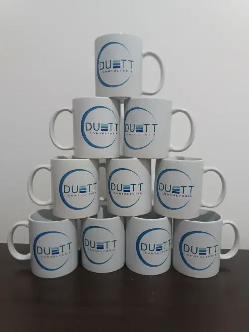 Caneca Personalizada Porcelana 325ml com logo