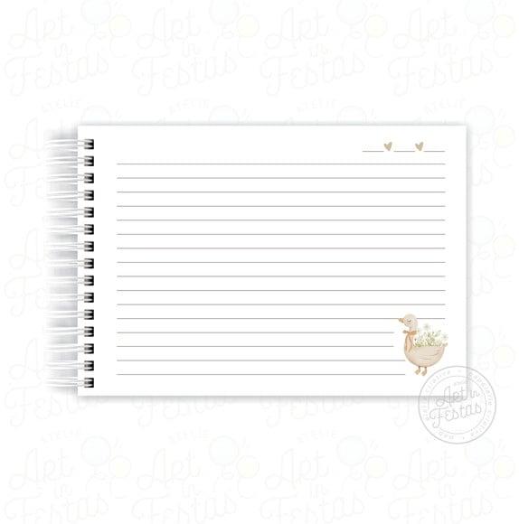 Caderno de Mensagens Baby