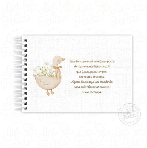 Caderno de Mensagens Baby