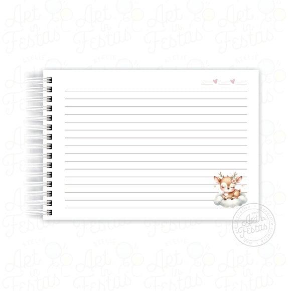 Caderno de Mensagens Menina
