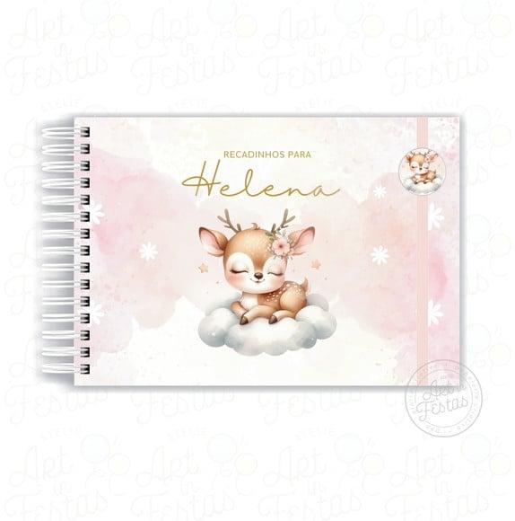 Caderno de Mensagens Menina