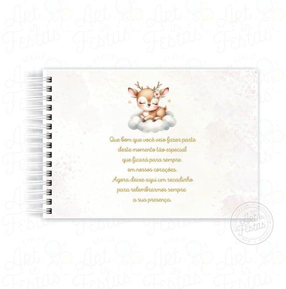 Caderno de Mensagens Menina