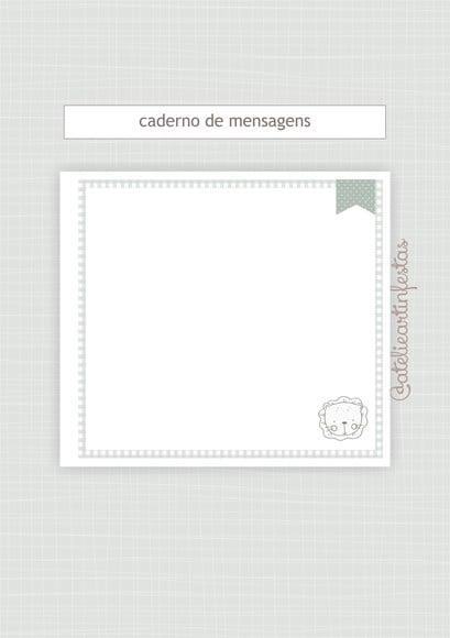 Caderno de Assinaturas e Mensagens