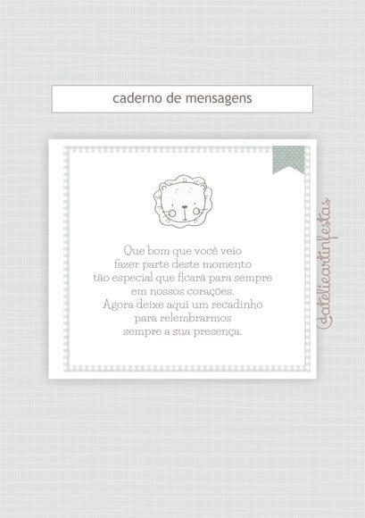Caderno de Assinaturas e Mensagens