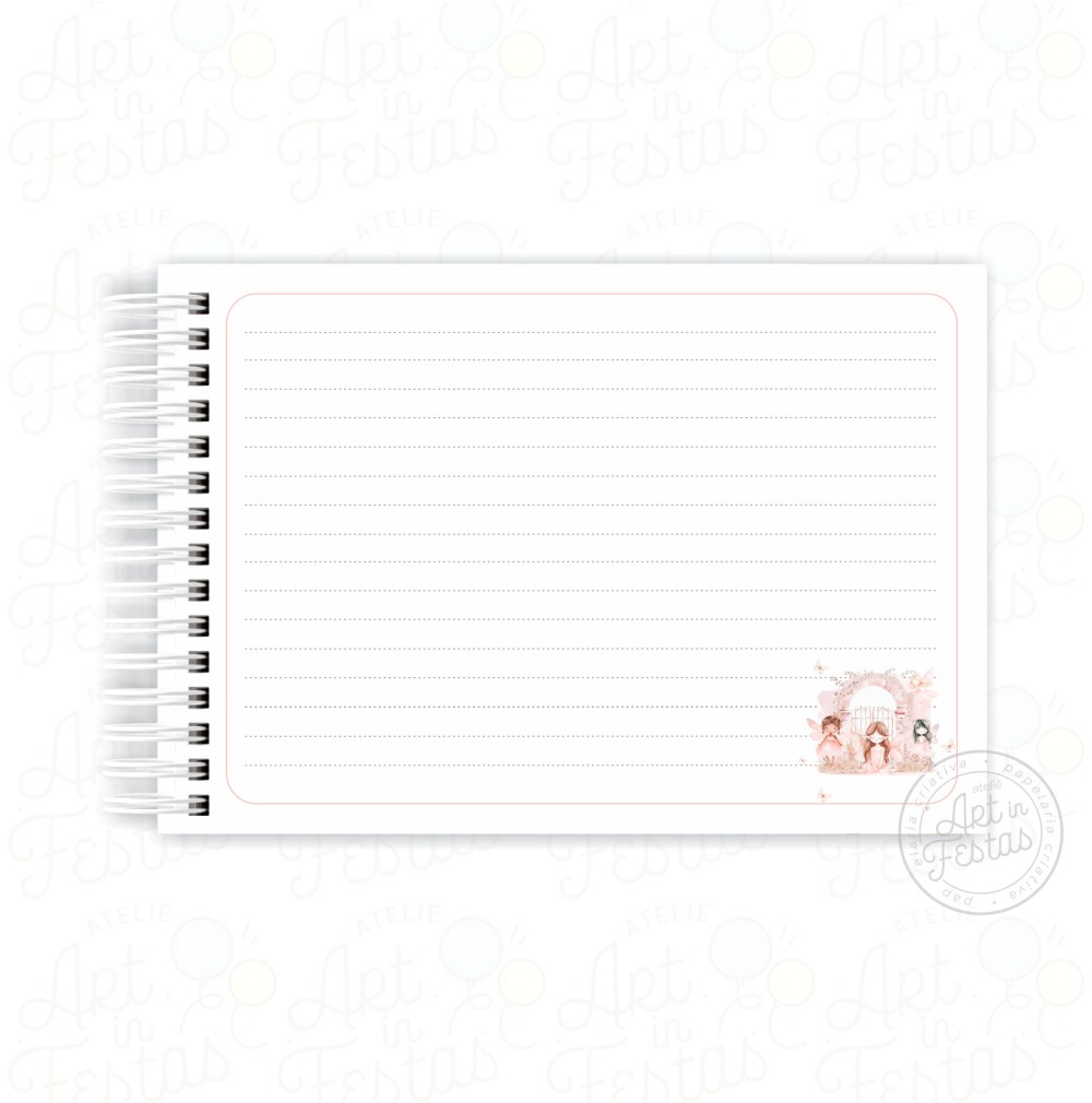 Caderno de Mensagens Fadas