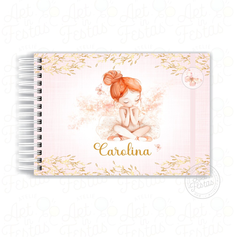 Caderno de Assinaturas Borboletas