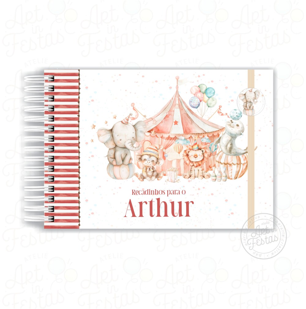 Caderno de Mensagens Circo