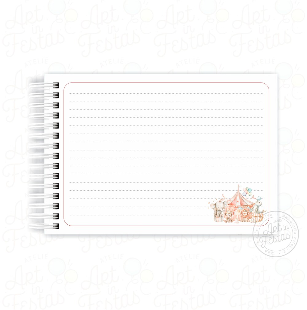 Caderno de Mensagens Circo