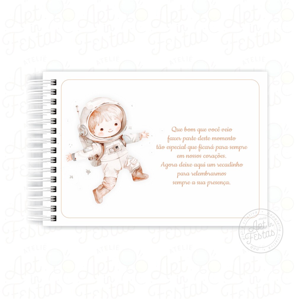 Caderno de Mensagens Astronauta
