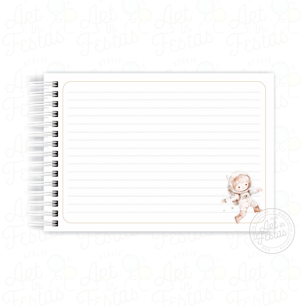 Caderno de Mensagens Astronauta