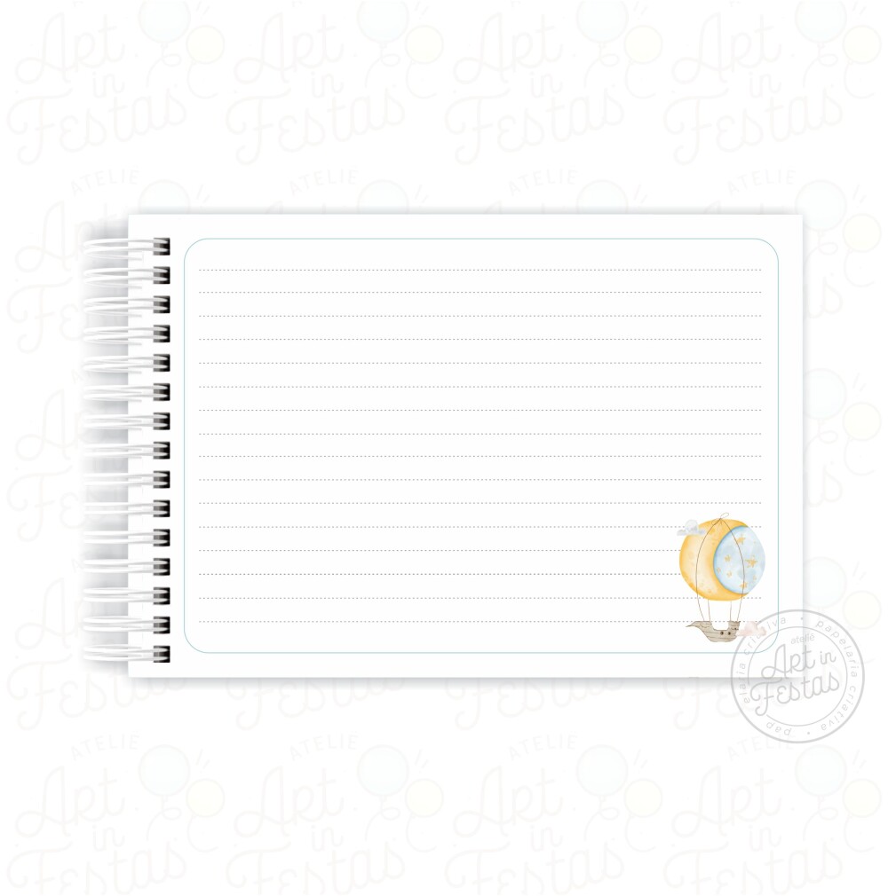 Caderno de Mensagens Balão