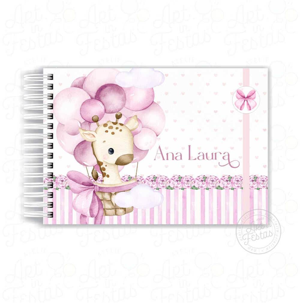 Caderno de Mensagens Girafinha
