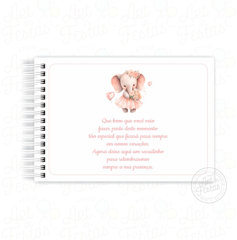 Caderno de Mensagens Elefantinha