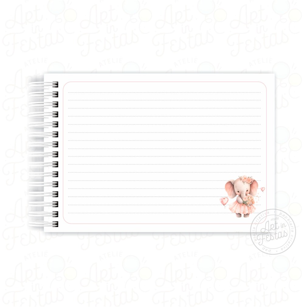 Caderno de Mensagens Elefantinha