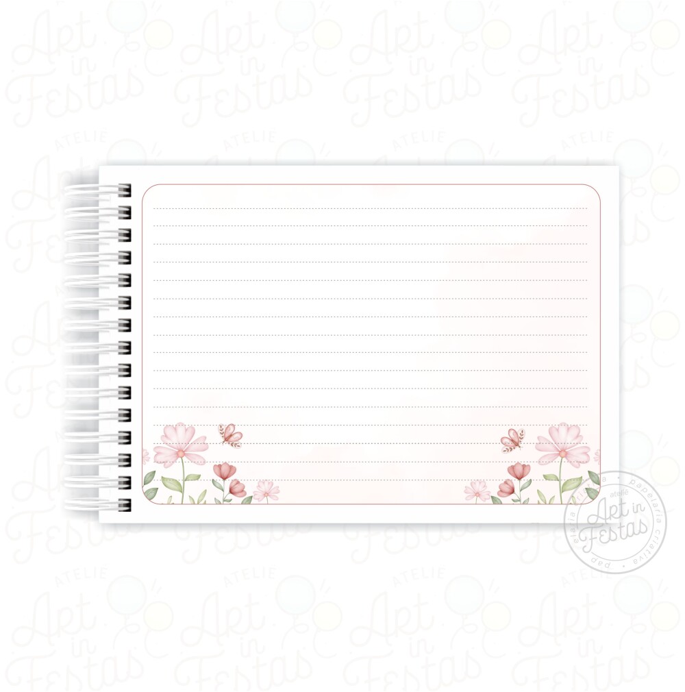 Caderno de Mensagens Arco íris