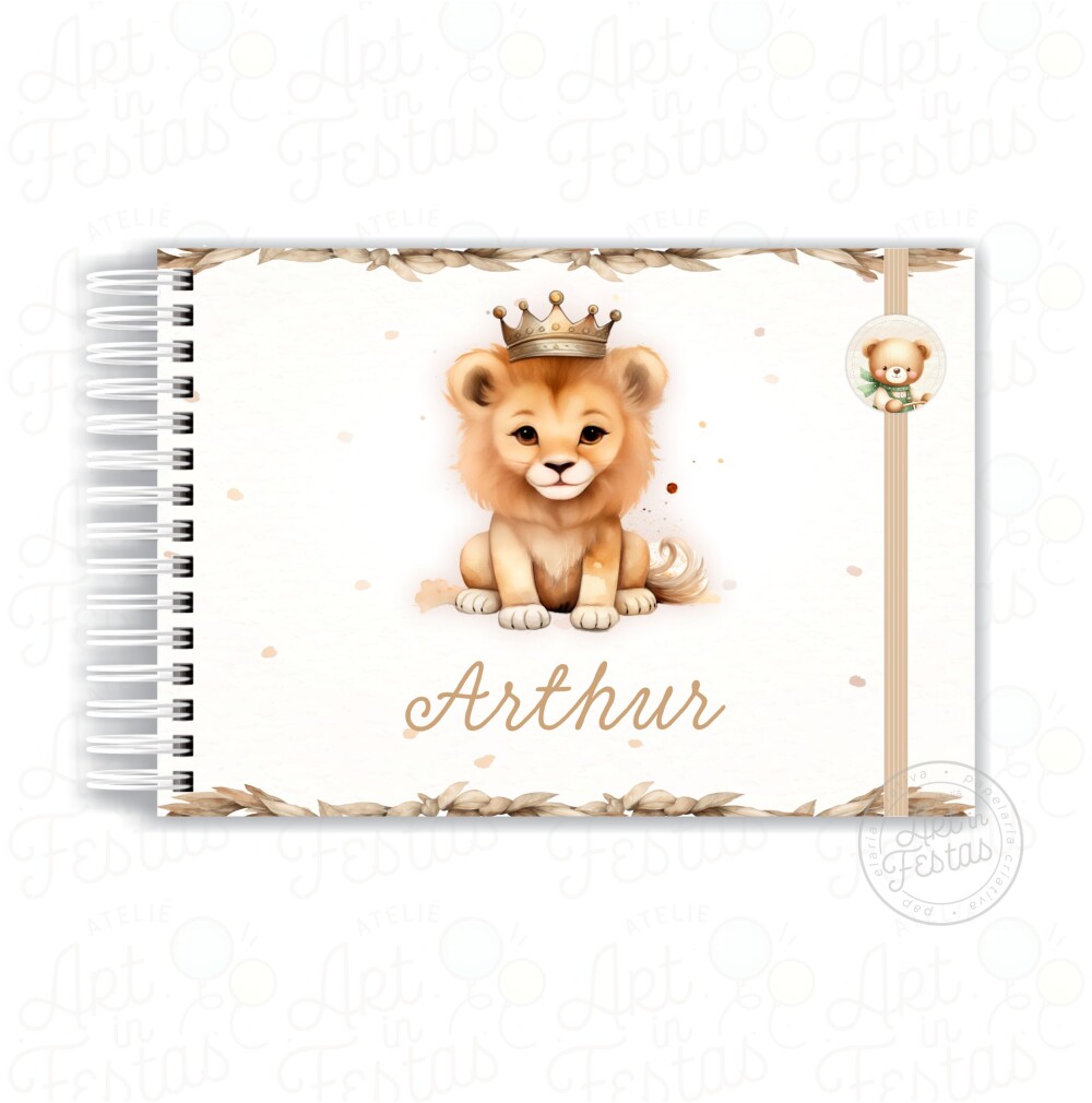 Caderno de Mensagens Rei Leão