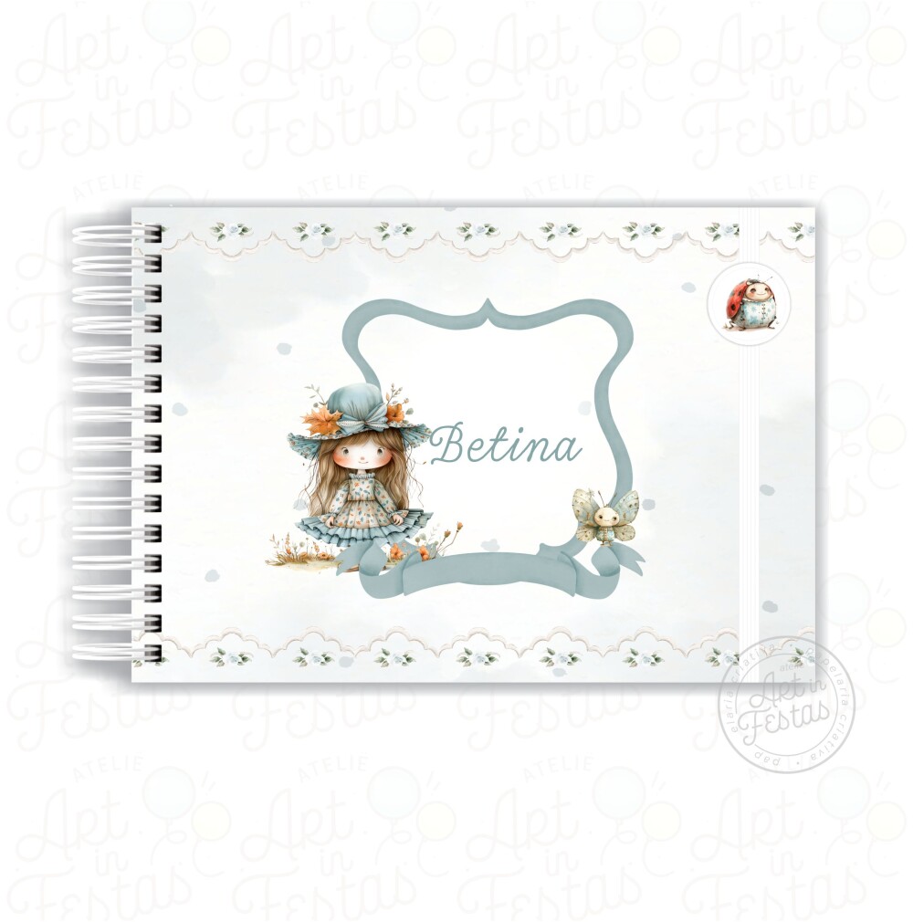 Caderno de Mensagens Bonequinha
