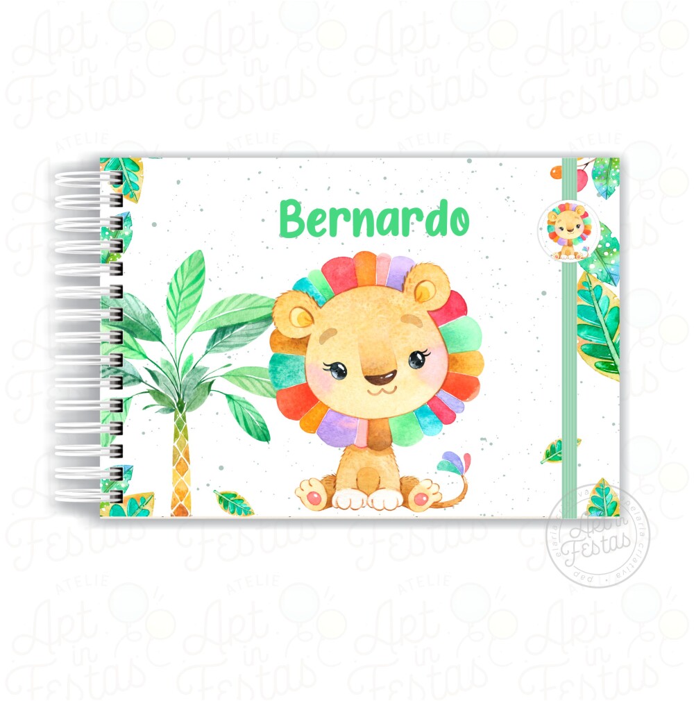 Caderno de Mensagens Leãozinho