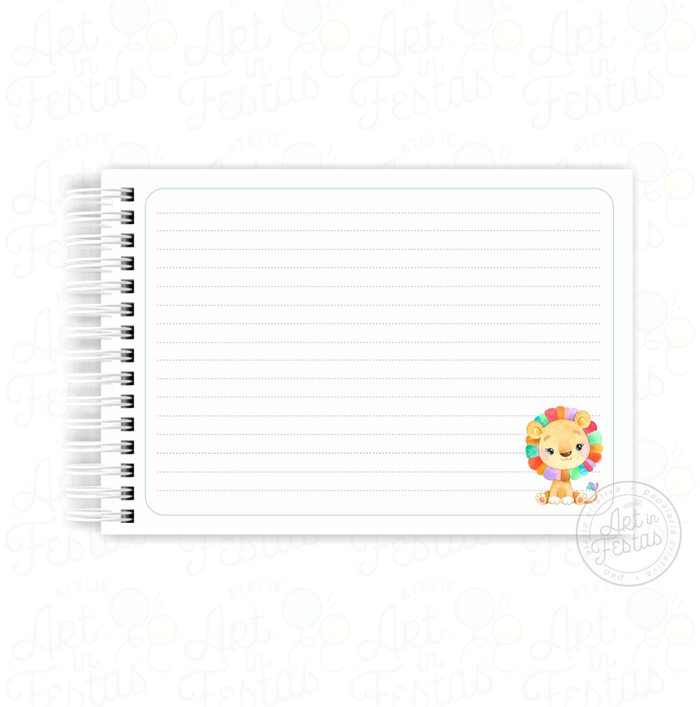 Caderno de Mensagens Leãozinho