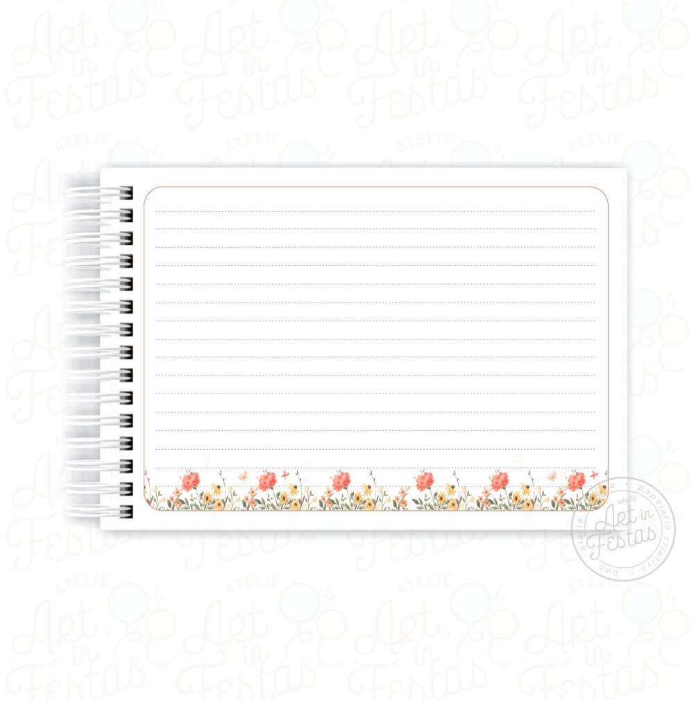 Caderno de Mensagens Fadas