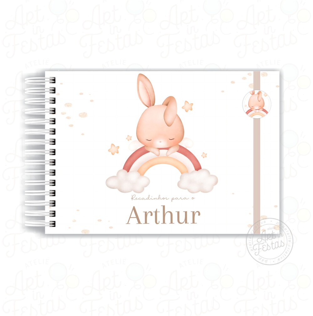 Caderno de Mensagens Coelhinho