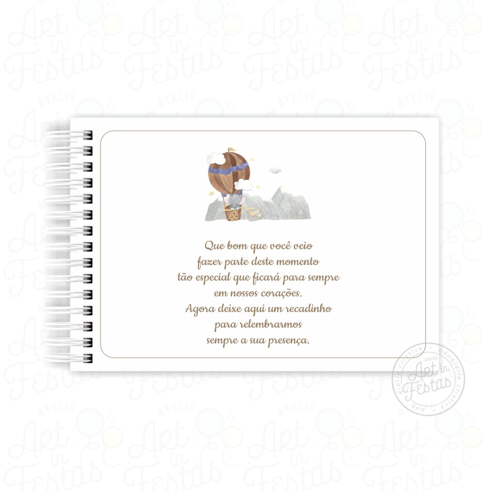 Caderno de Mensagens Ursinha