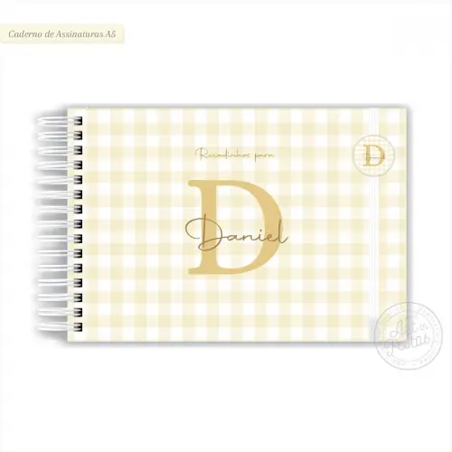 Caderno de Mensagens Monograma