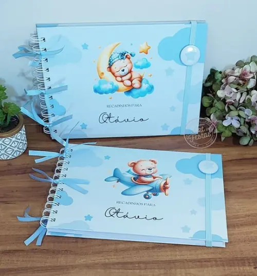 Caderno de Mensagens Menino