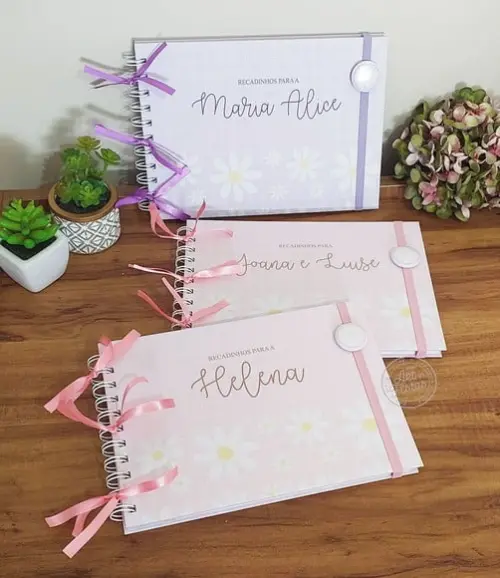 Caderno Mensagens Margaridas