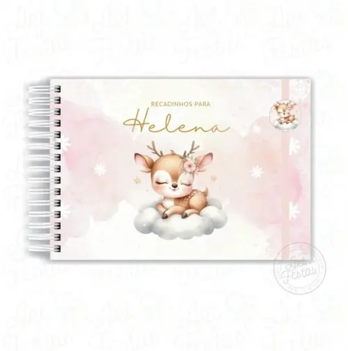 Caderno de Mensagens Menina