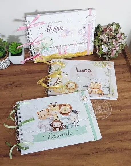 Caderno de Mensagens Safari